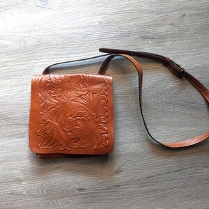 Patricia Nash Western Engraved Cross Body Bag